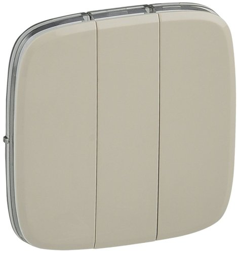 Лицевая панель Legrand Valena Allure для 3-кл. выключателя слоновая кость картинка